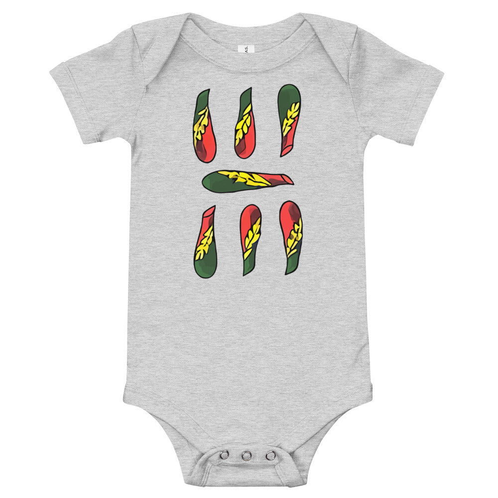 Vintage Sette Di Bastoni Baby Short Sleeve Onesie