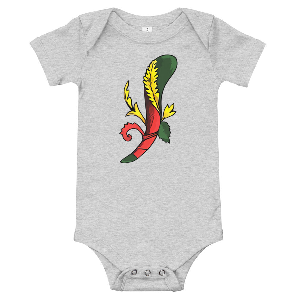 Vintage Asso Di Bastoni Baby Short Sleeve Onesie