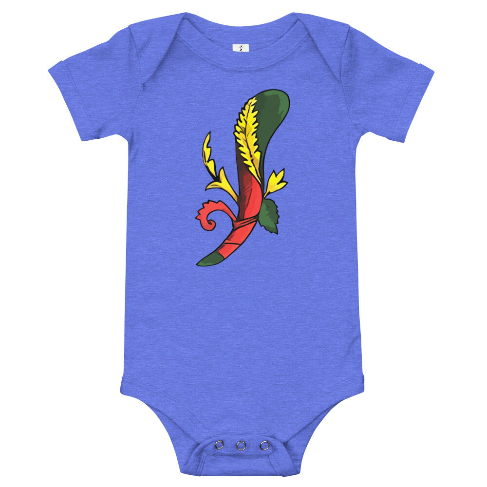 Vintage Asso Di Bastoni Baby Short Sleeve Onesie