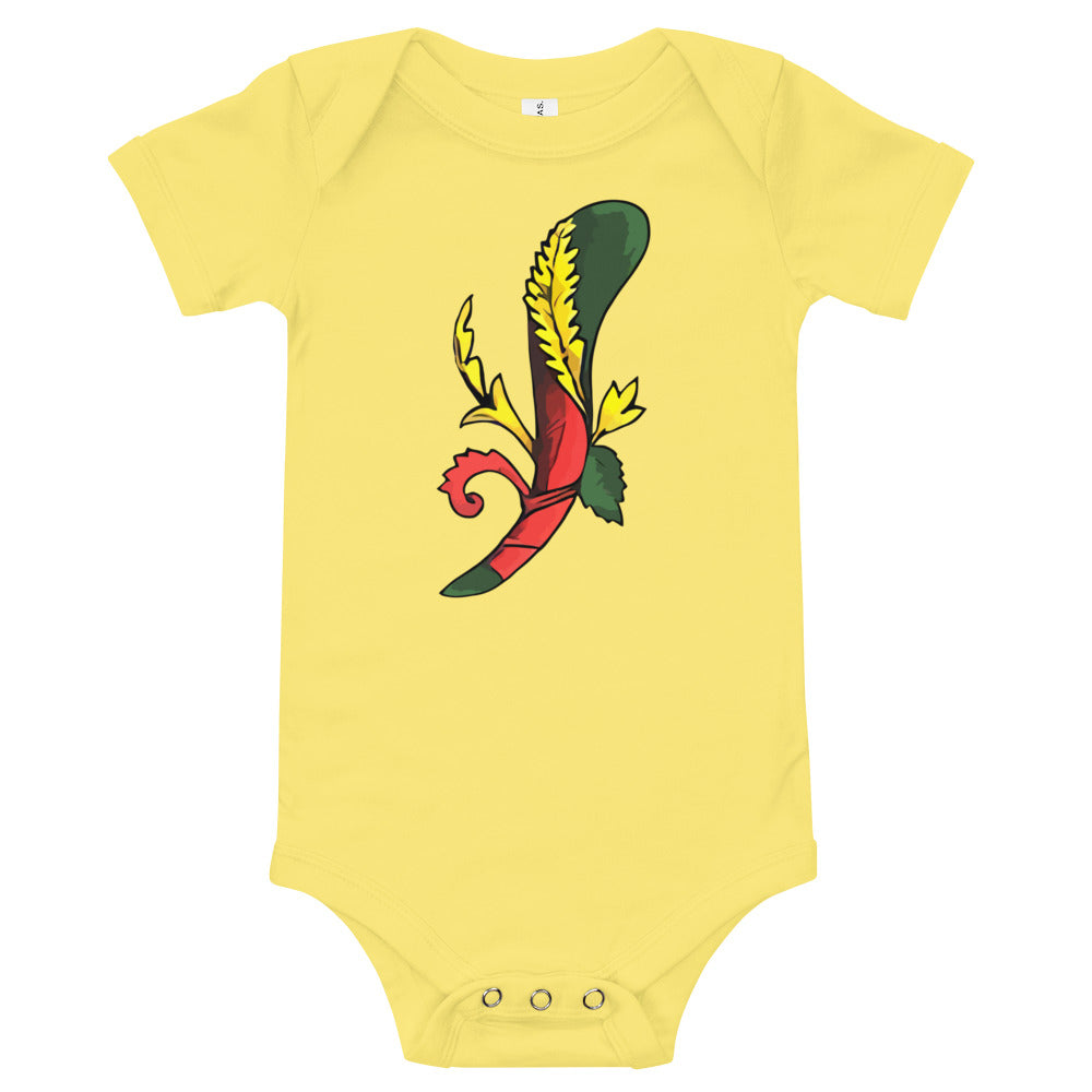 Vintage Asso Di Bastoni Baby Short Sleeve Onesie