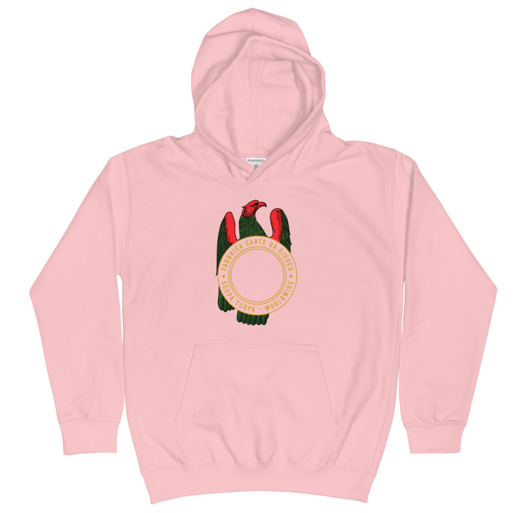 Sicilian Ace of Coins Kids Hoodie