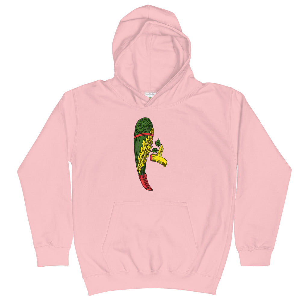 Sicilian Ace of Clubs Kids Hoodie