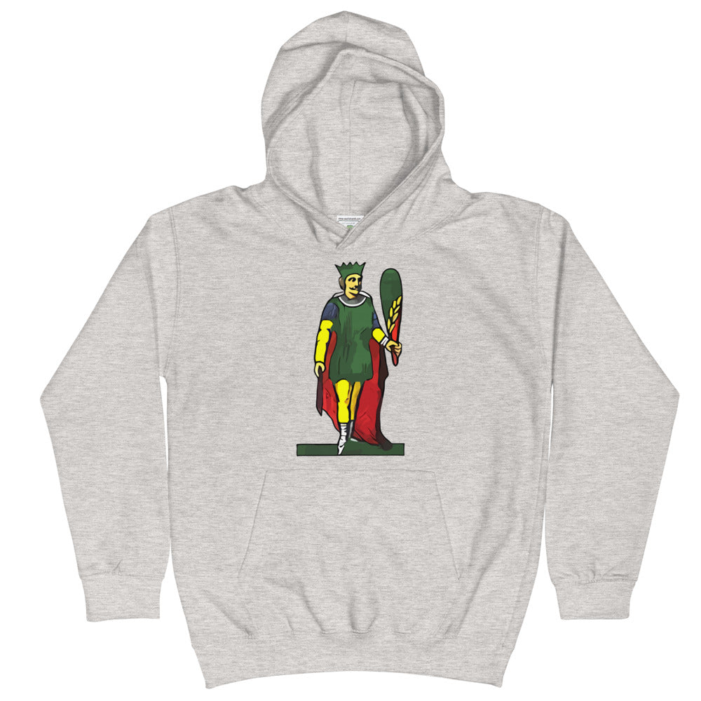 Vintage Il Re Di Bastoni Kids Hoodie