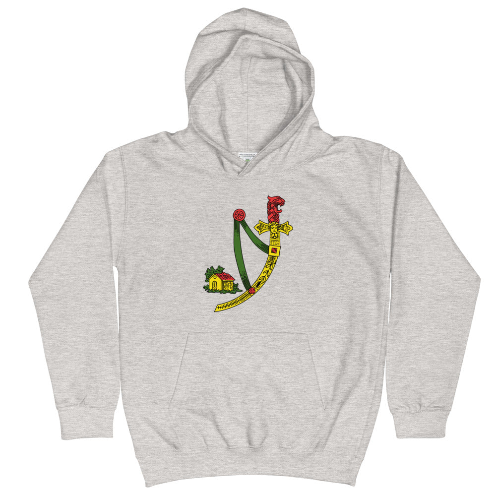 Sicilian Ace of Swords Kids Hoodie