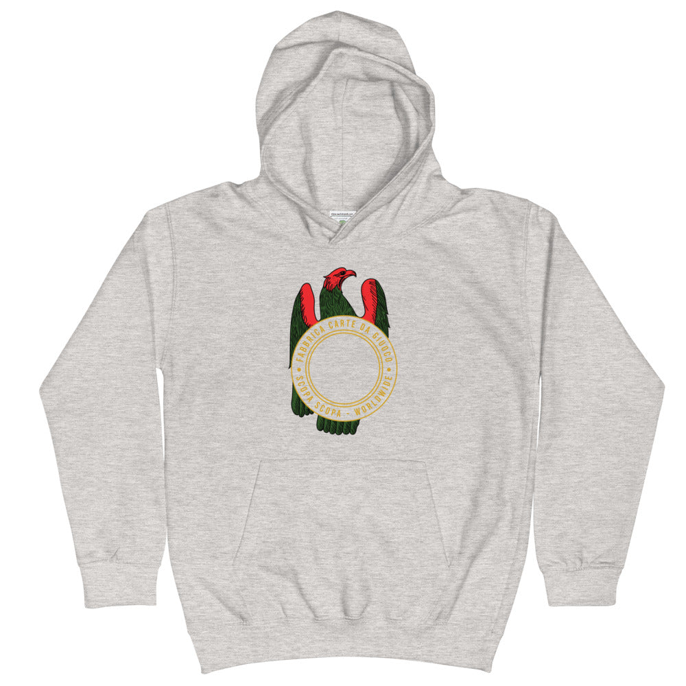 Sicilian Ace of Coins Kids Hoodie