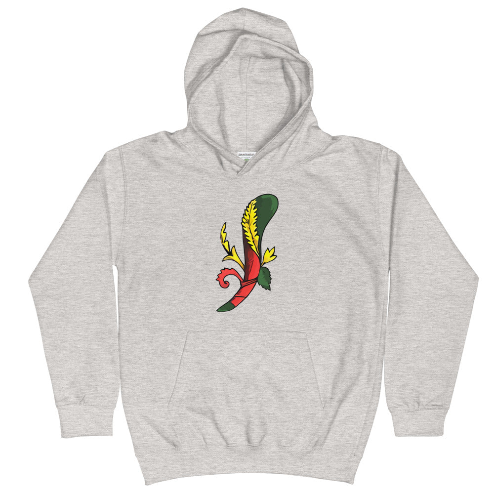 Vintage Ace of Clubs Kids Hoodie