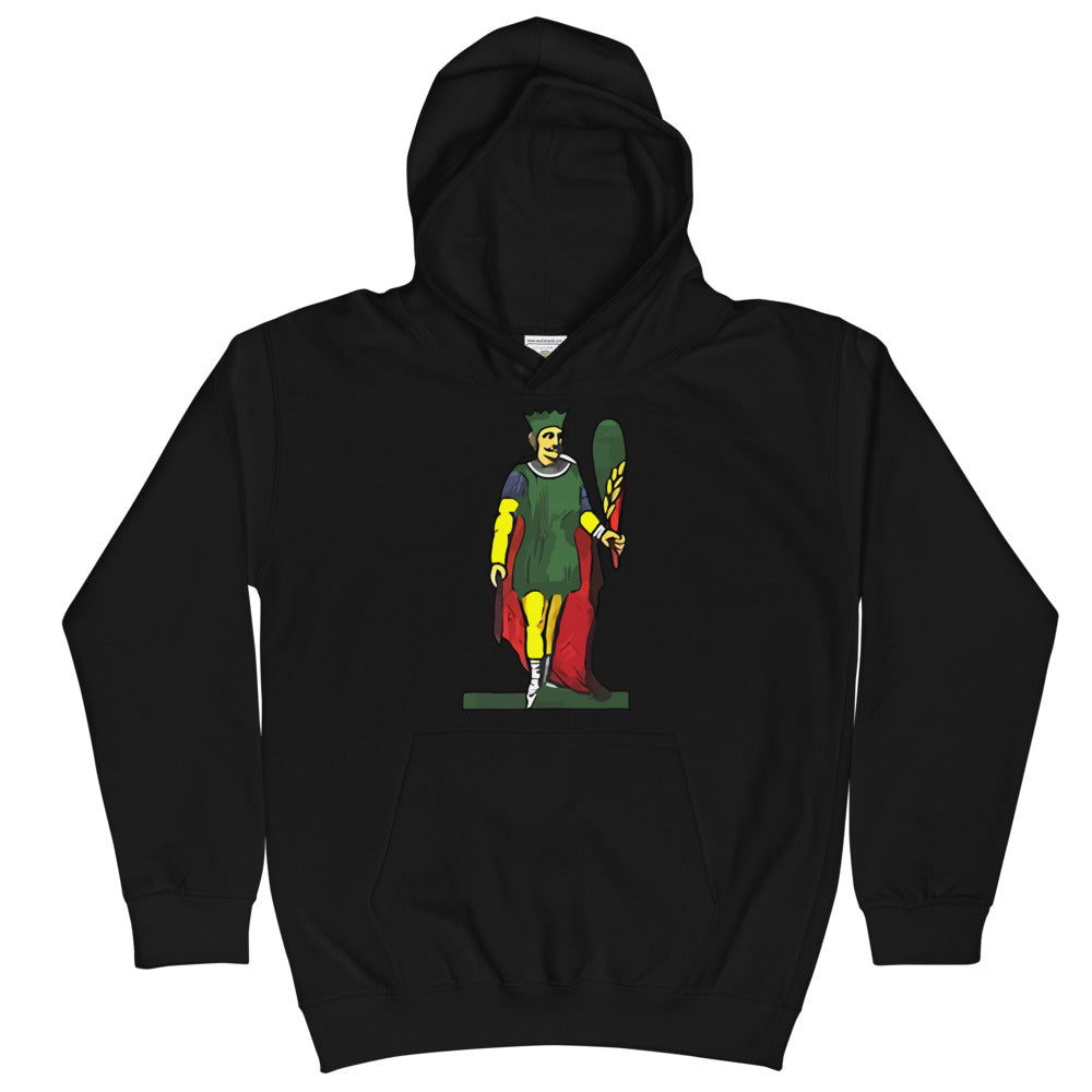 Vintage Il Re Di Bastoni Kids Hoodie