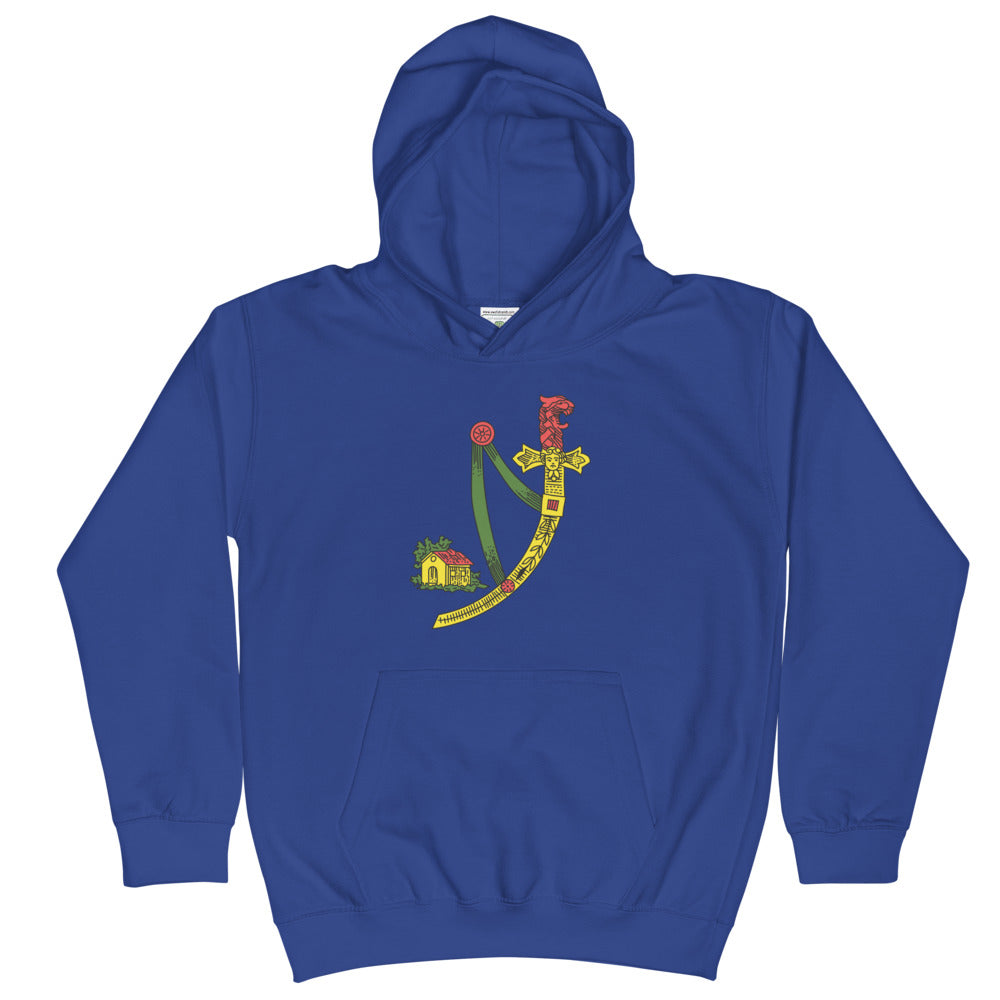 Sicilian Ace of Swords Kids Hoodie