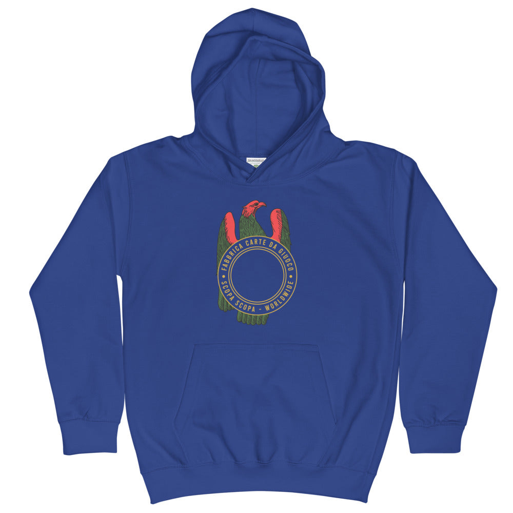 Sicilian Ace of Coins Kids Hoodie
