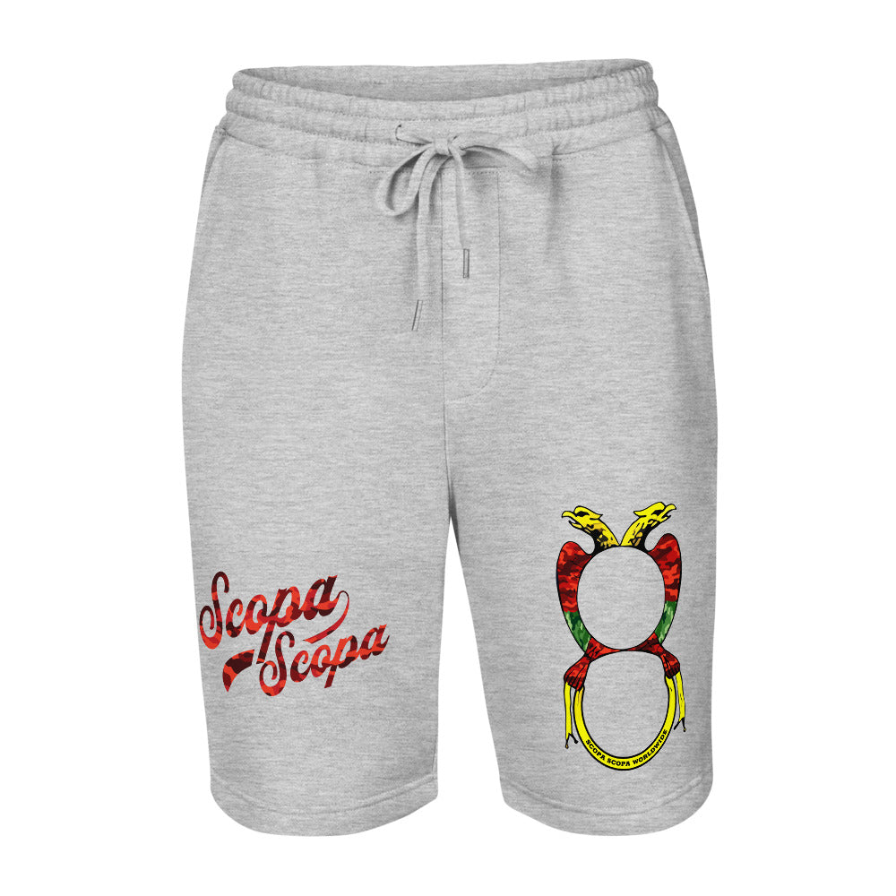 Camo Ace of Coins – Camo Collection Men’s Fleece Shorts