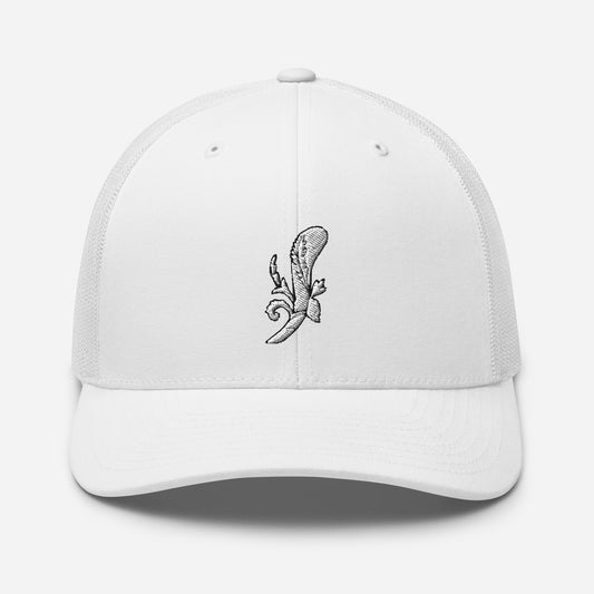White Ace of Clubs Trucker Hat