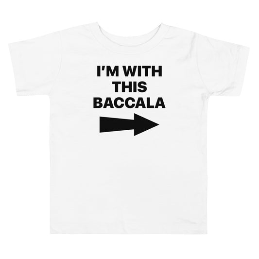 Baccala Black Font Toddler T-Shirt
