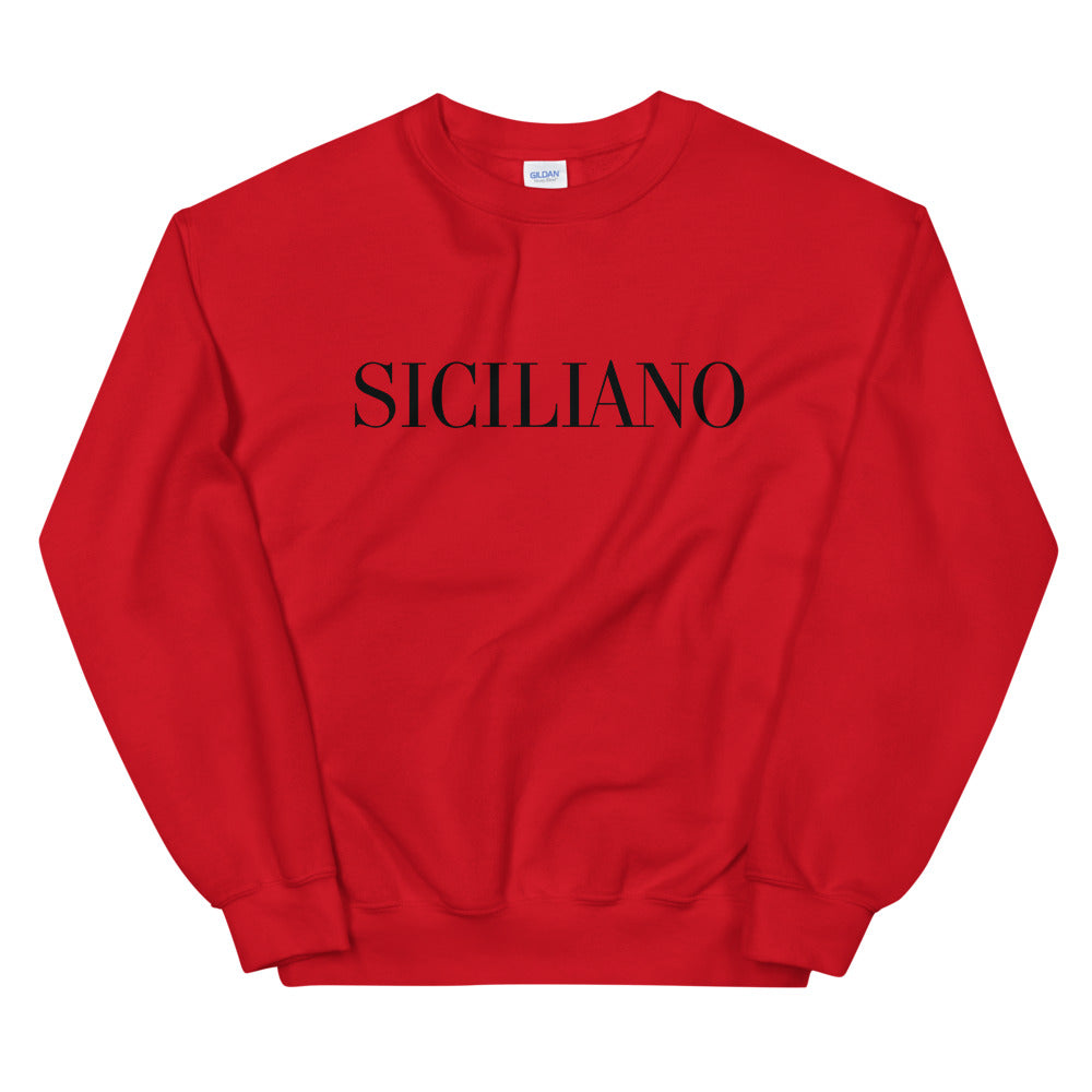 Siciliano Black Logo Men's Sweatshirt
