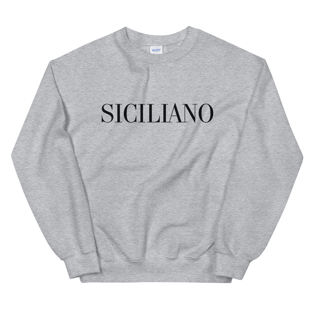 Siciliano Black Logo Men's Sweatshirt