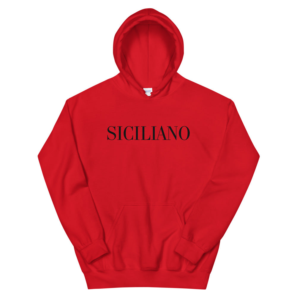 Siciliano Black Logo Men's Hoodie