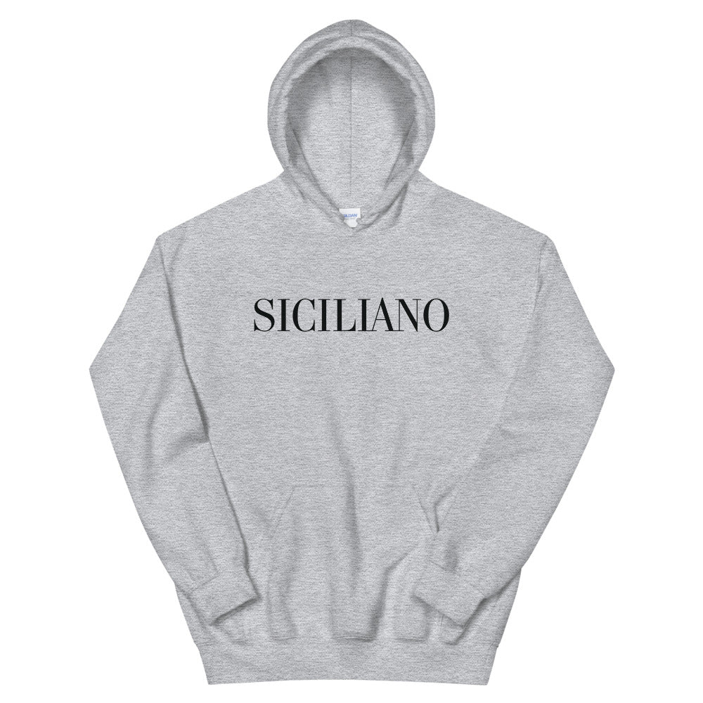 Siciliano Black Logo Men's Hoodie