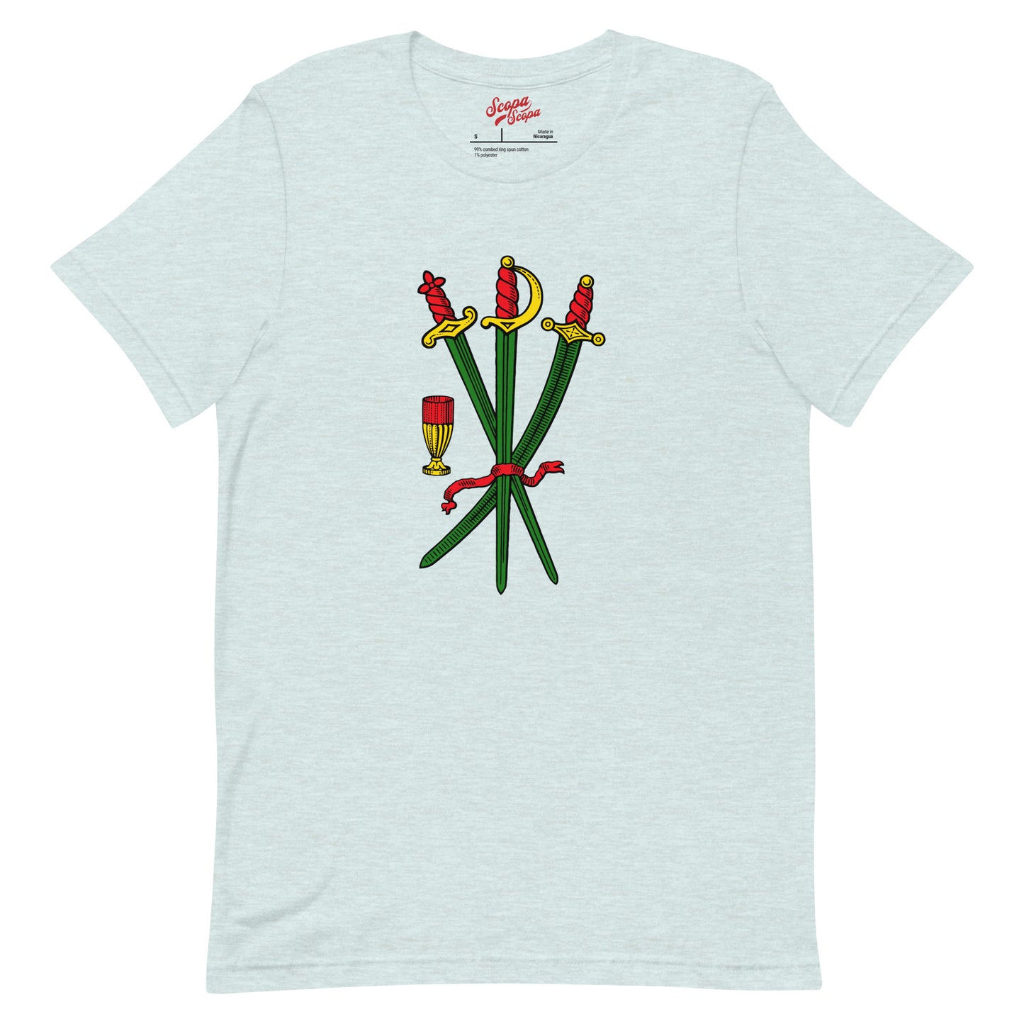 Sicilian Three of Swords Men's T-Shirt