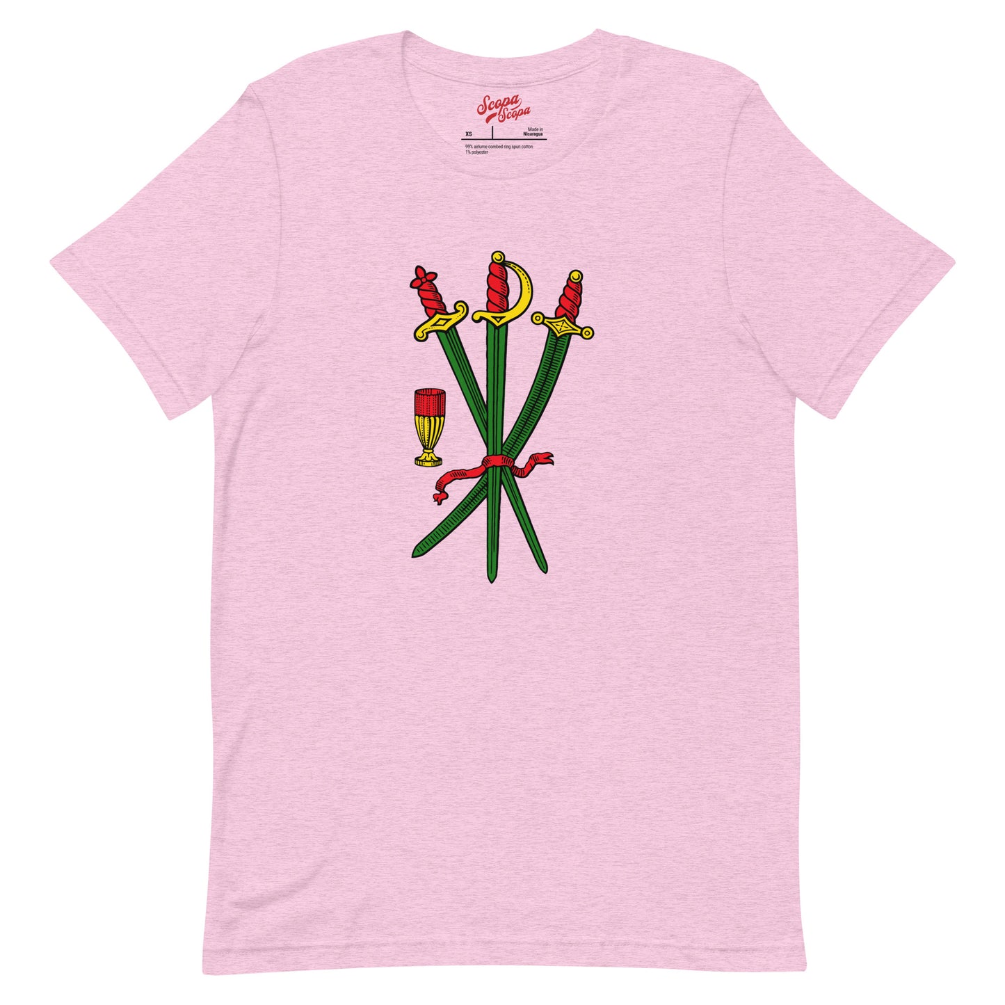 Sicilian Three of Swords Women's T-shirt