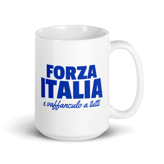 Forza Italia White glossy mug