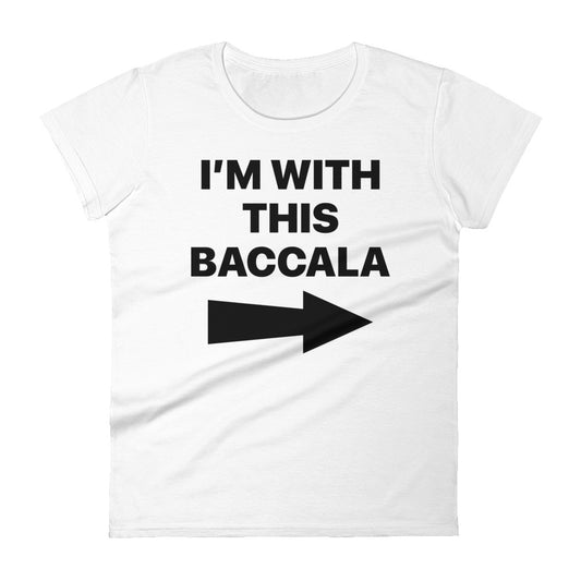Baccala Black Font Women's T-Shirt