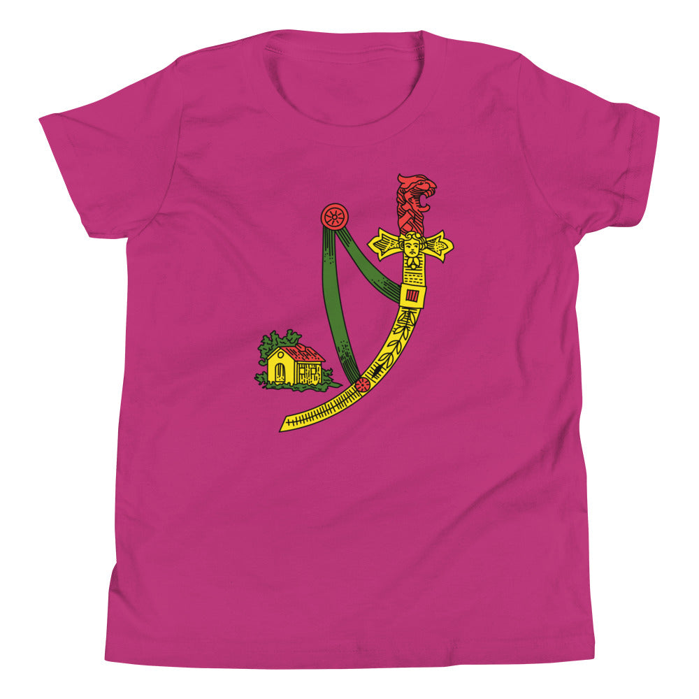Sicilian Ace of Swords / Asso Di Spade Kids T-shirt
