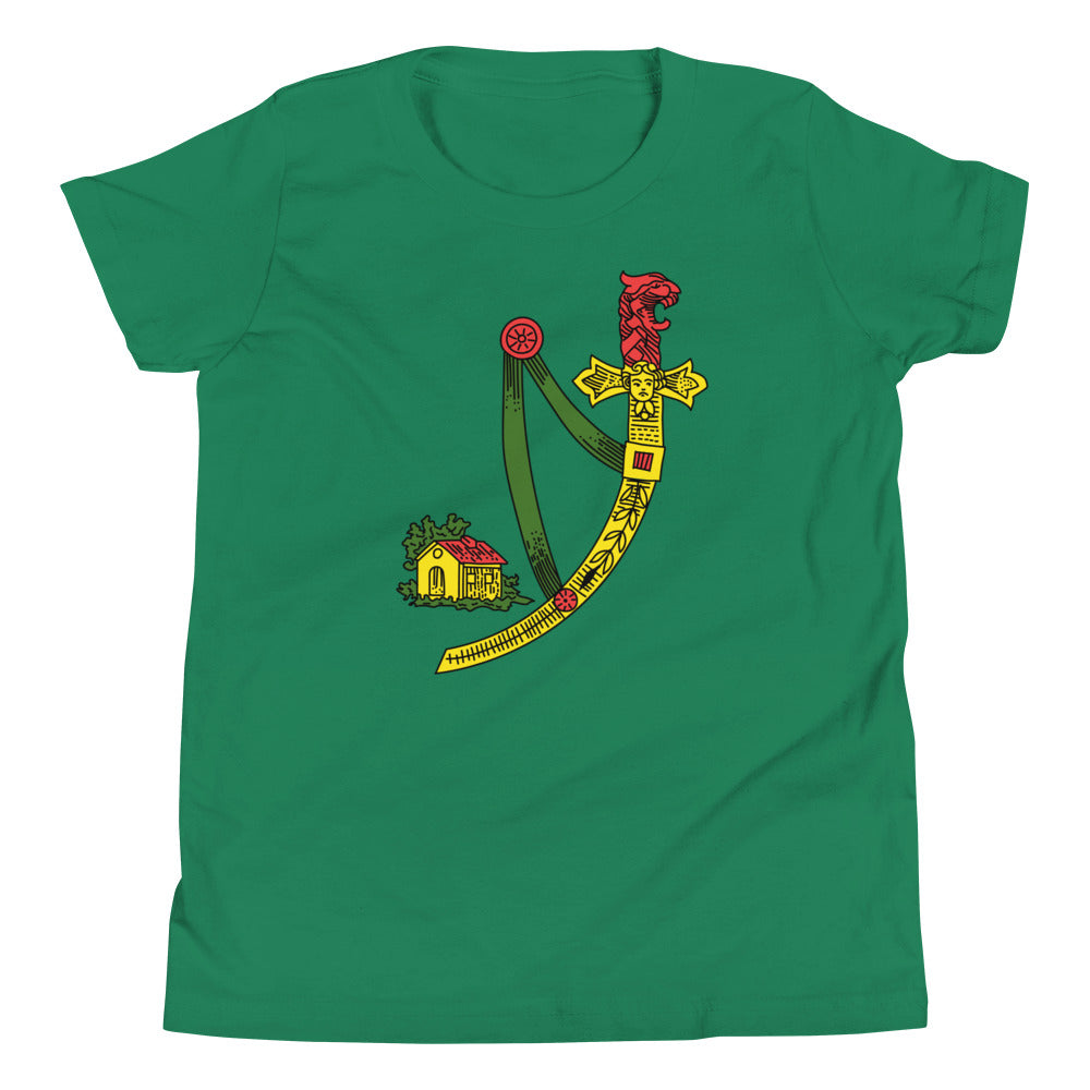 Sicilian Ace of Swords / Asso Di Spade Kids T-shirt