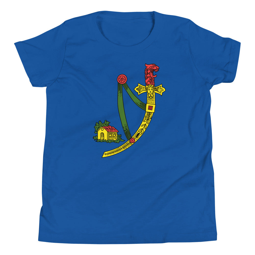 Sicilian Ace of Swords / Asso Di Spade Kids T-shirt