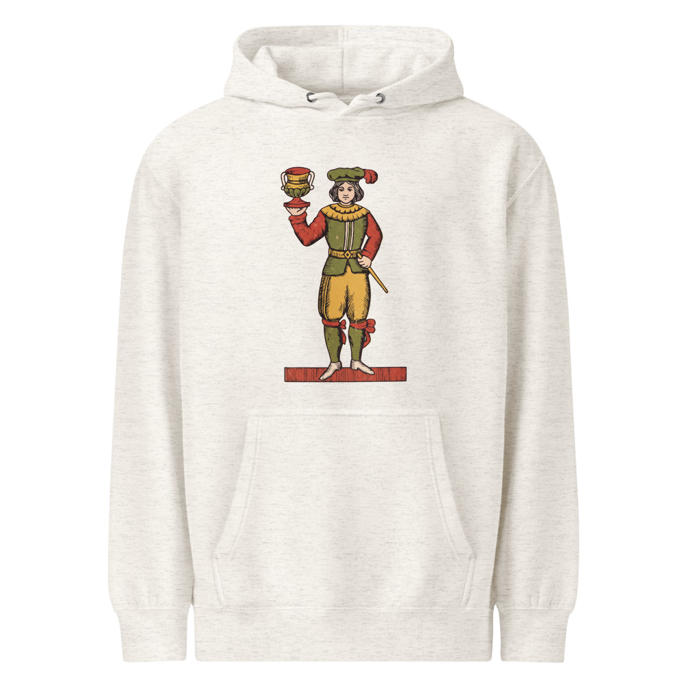 Vintage Donna di Coppe Premium Hoodie, another view