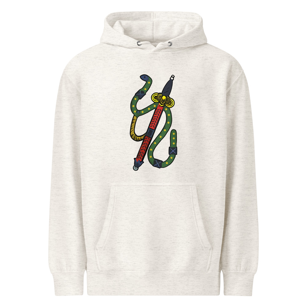 Vintage Asso di Spade Premium Hoodie, another view