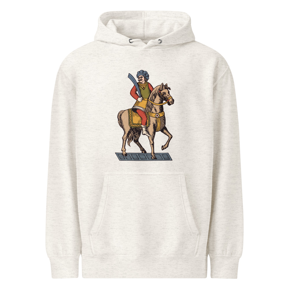 Vintage Cavaliere di Spade Premium Hoodie, another view