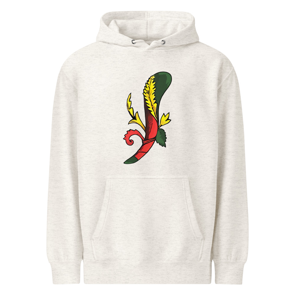 Vintage Asso di Bastoni Premium Hoodie, another view