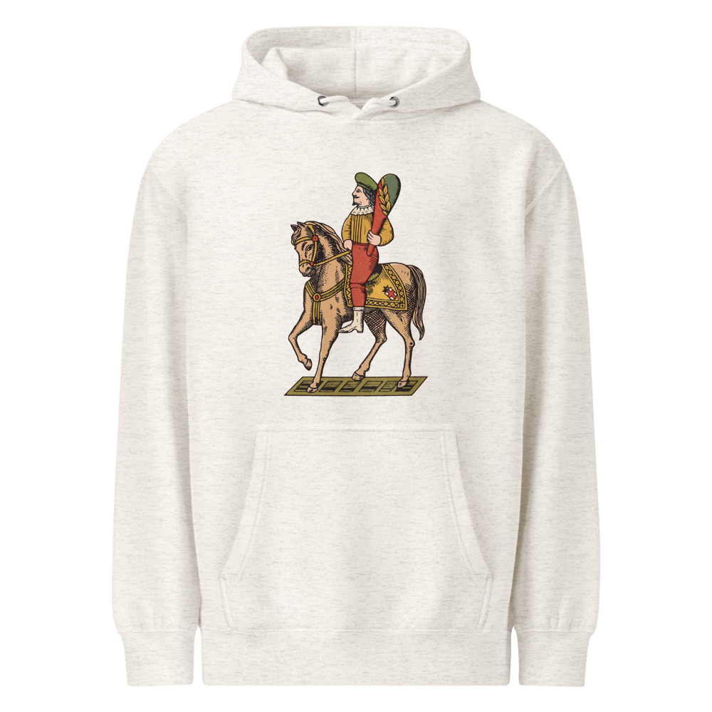 Vintage Cavaliere di Bastoni Premium Hoodie, another view