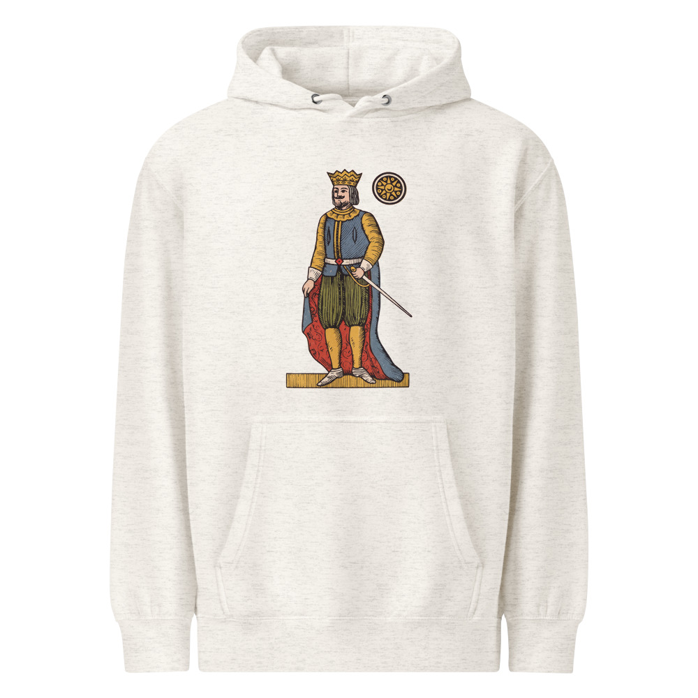 Vintage Re di Denari Premium Hoodie, another view