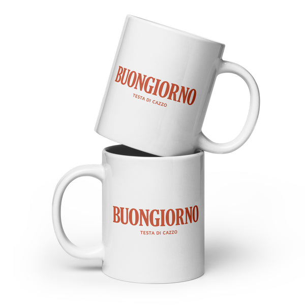 BUONGIORNO White glossy mug