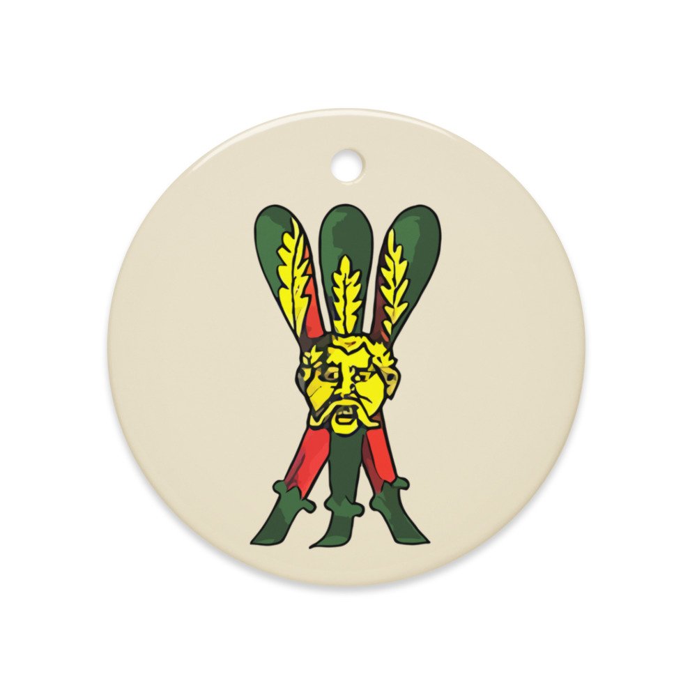 Vintage Tre di Bastoni Ornament, another view