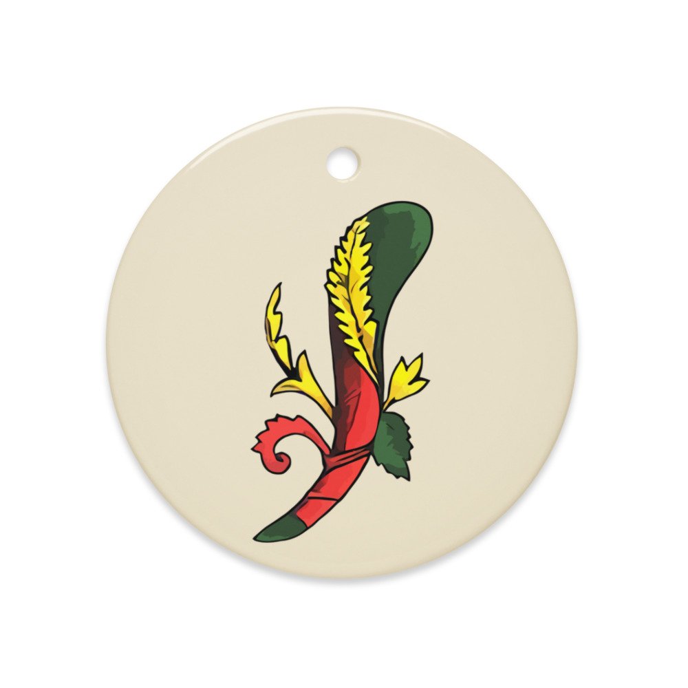 Vintage Asso di Bastoni Ornament, another view