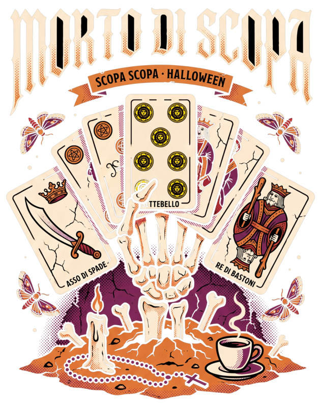 Morto di Scopa artwork, as printed