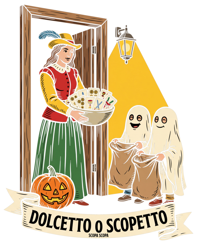 Dolcetto o Scopetto artwork, as printed
