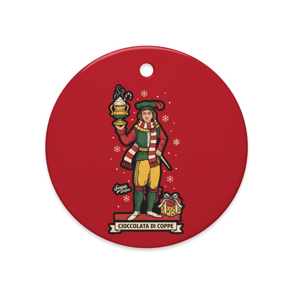 Cioccolata di Coppe Ornament, another view