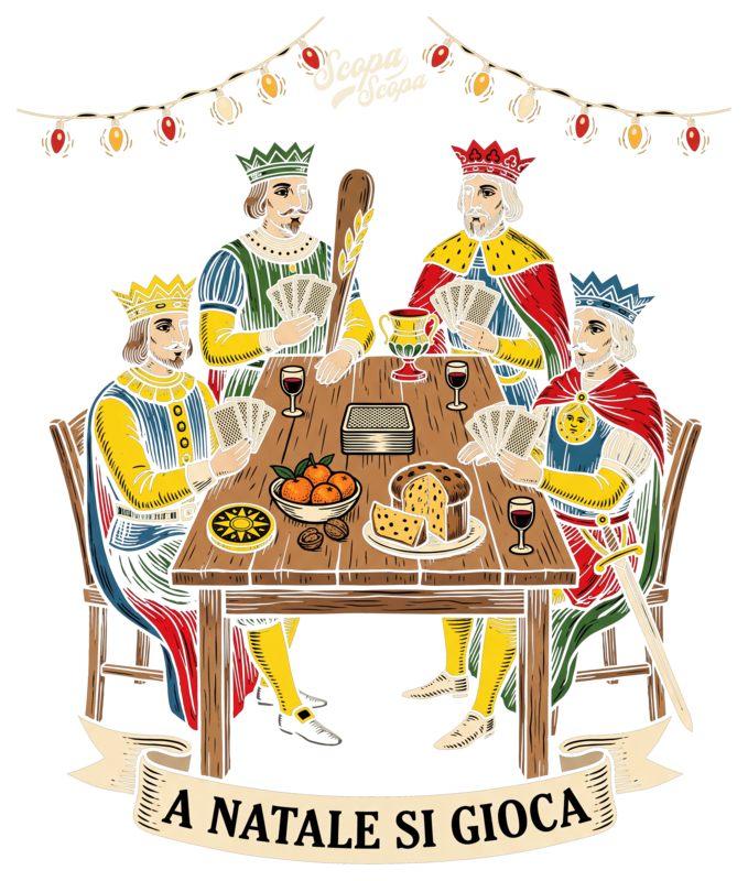 A Natale si gioca artwork, as printed