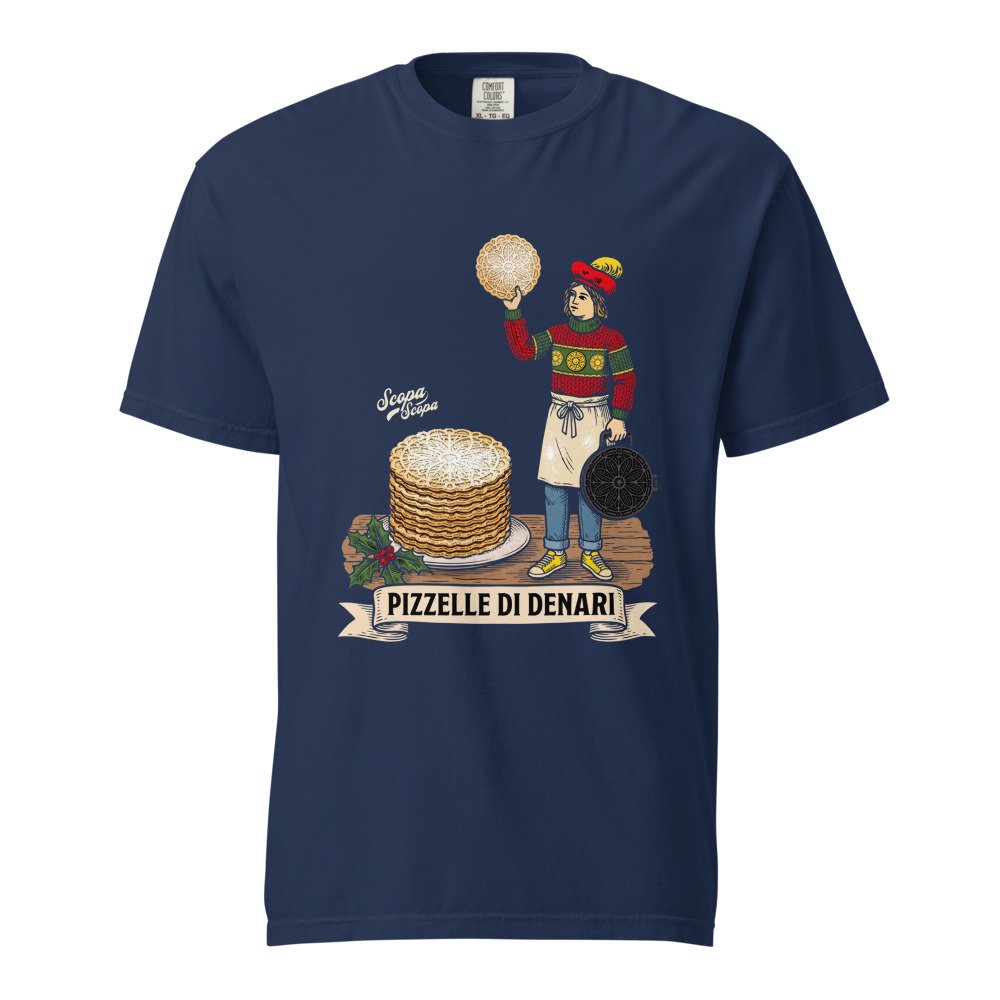 Pizzelle di Denari Heavyweight Tee, another view