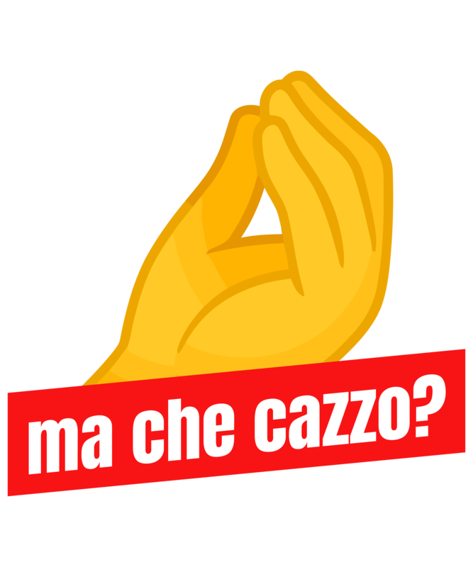 Ma Che Cazzo artwork, as printed