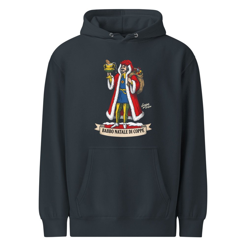 Babbo Natale di Coppe Premium Hoodie, another view