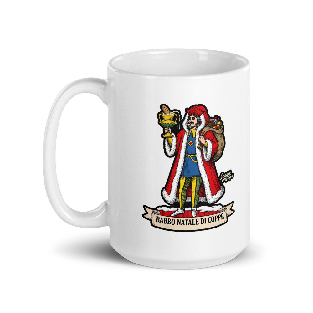 Babbo Natale di Coppe Mug 15 oz, another view