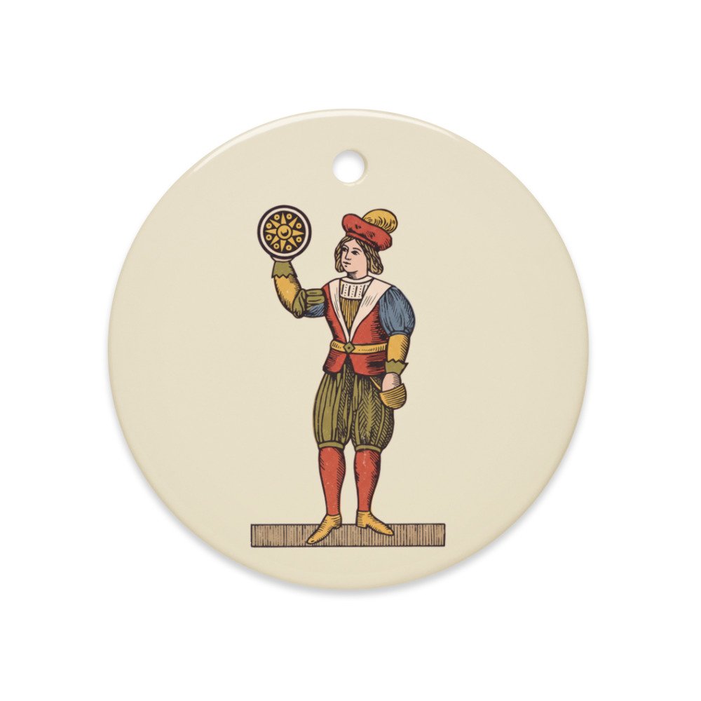 Vintage Donna di Denari Ornament, another view