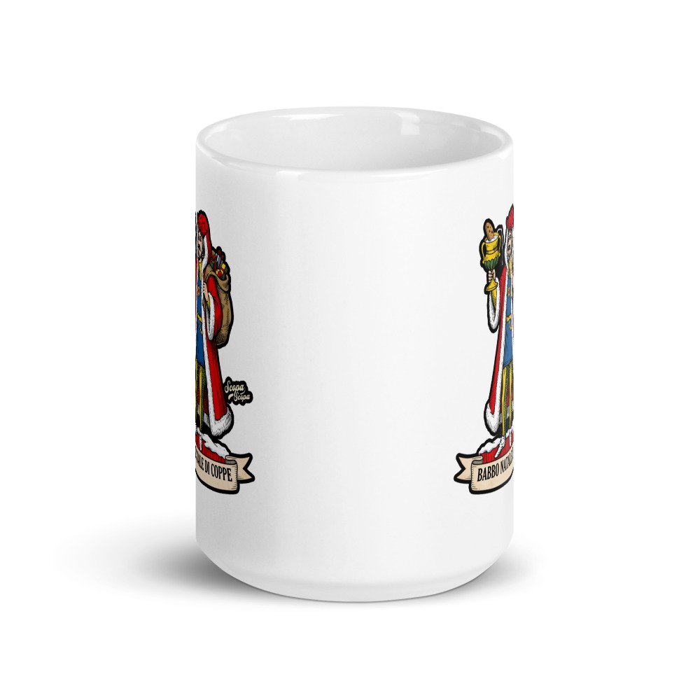 Babbo Natale di Coppe Mug 15 oz, another view