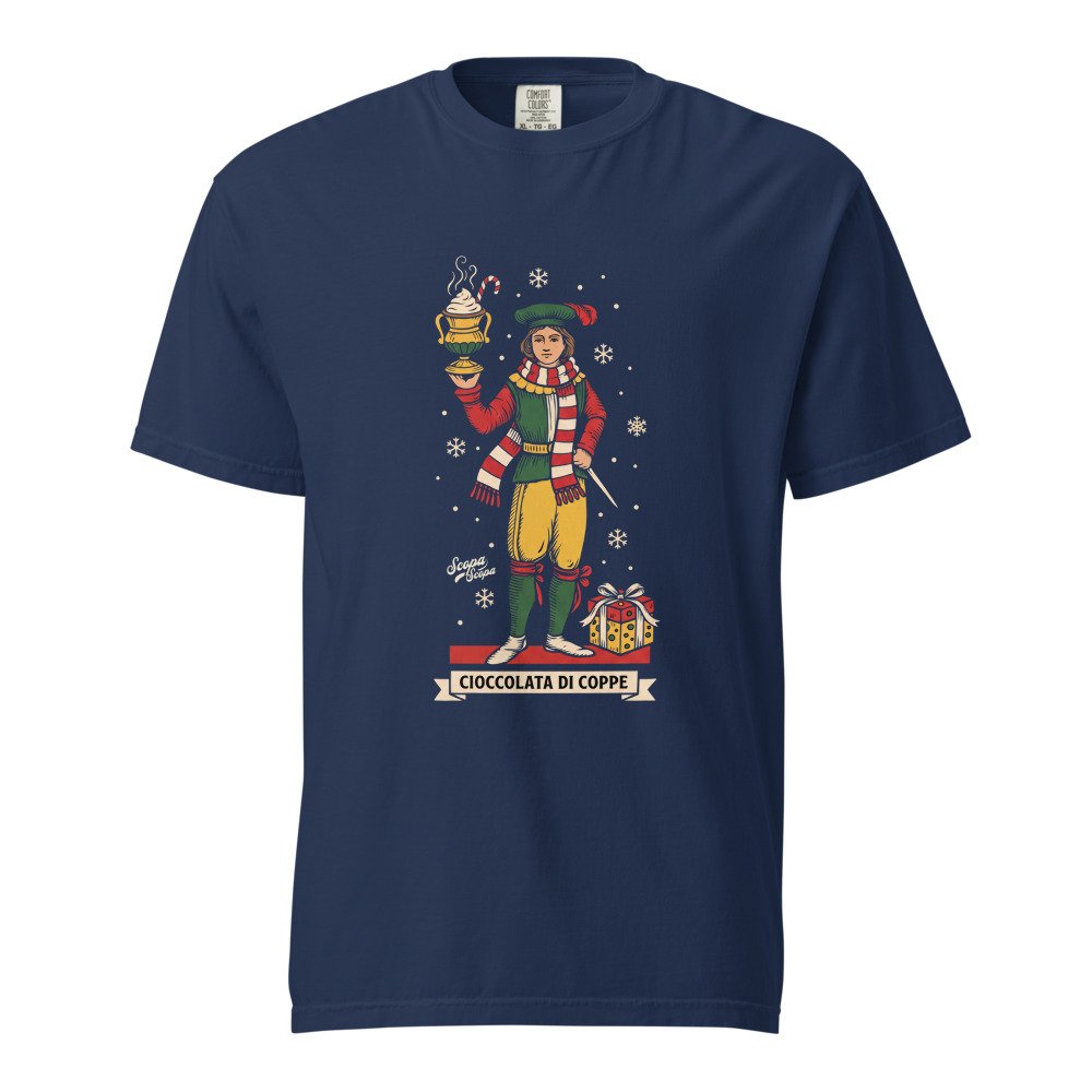 Cioccolata di Coppe Heavyweight Tee, another view