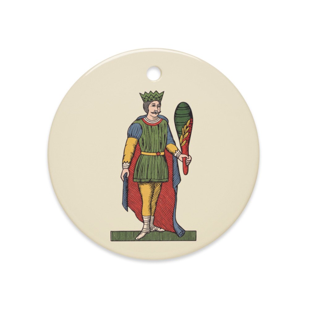 Vintage Re di Bastoni Ornament, another view