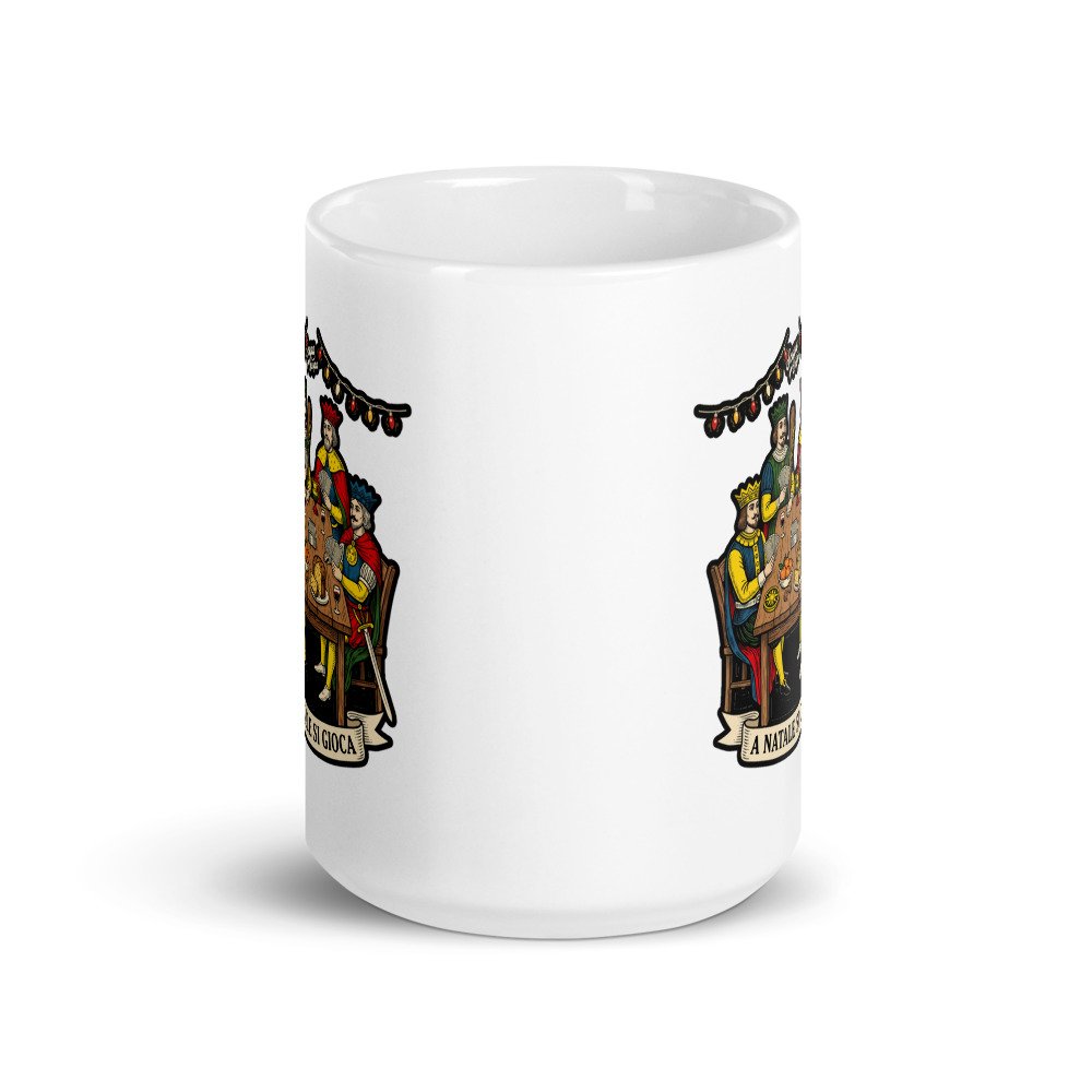 A Natale si gioca Mug 15 oz, another view