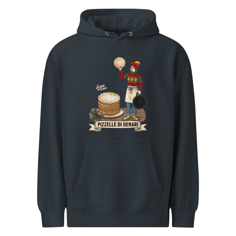 Pizzelle di Denari Premium Hoodie, another view